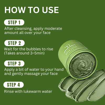 P.CALM Holy Basil Sparking Bubble Mask 90g